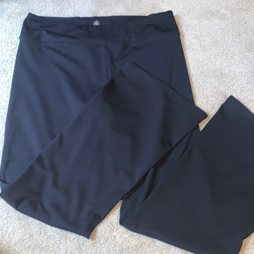 Gaiam Bootcut Black Leggings!!